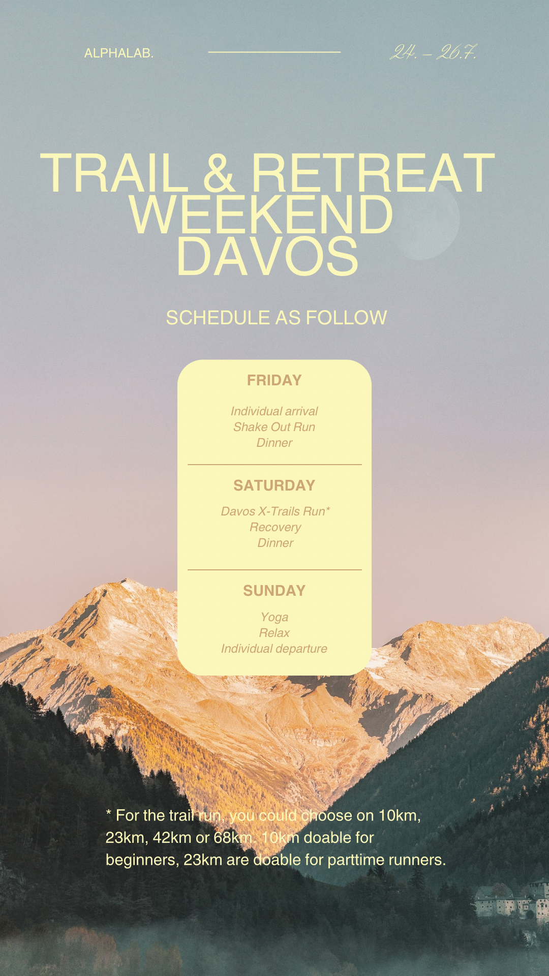 Reatreat & Trail Run Davos