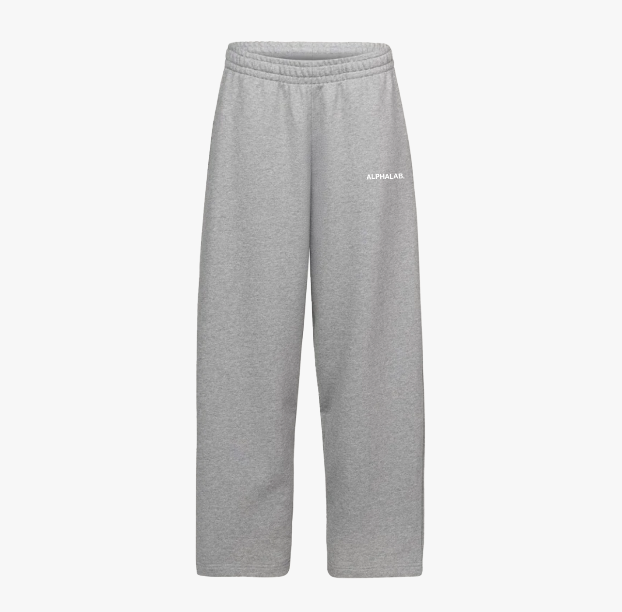 ALPHALAB. RELAXED SWEATPANTS GREY MARL